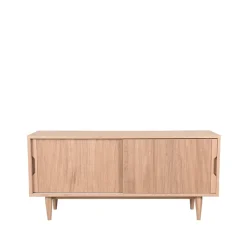 Label51 Industriele Kasten|Tv Meubels|Tv meubel Jule Naturel Eikenhout 130cm