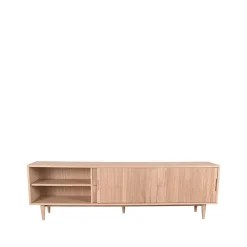 Label51 Industriele Kasten|Tv Meubels|Tv meubel Jule Naturel Eikenhout 200cm