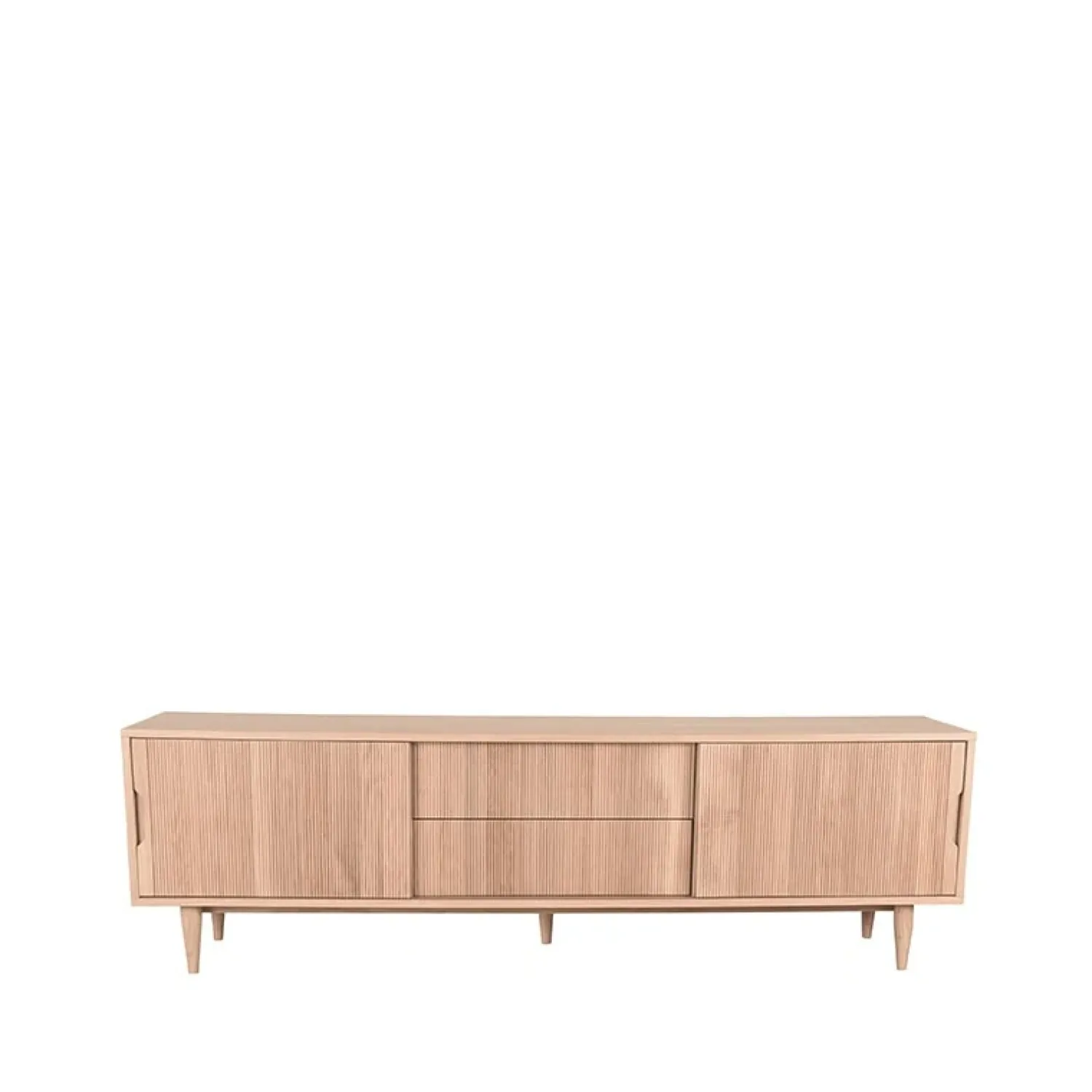 Label51 Industriele Kasten|Tv Meubels|Tv meubel Jule Naturel Eikenhout 200cm