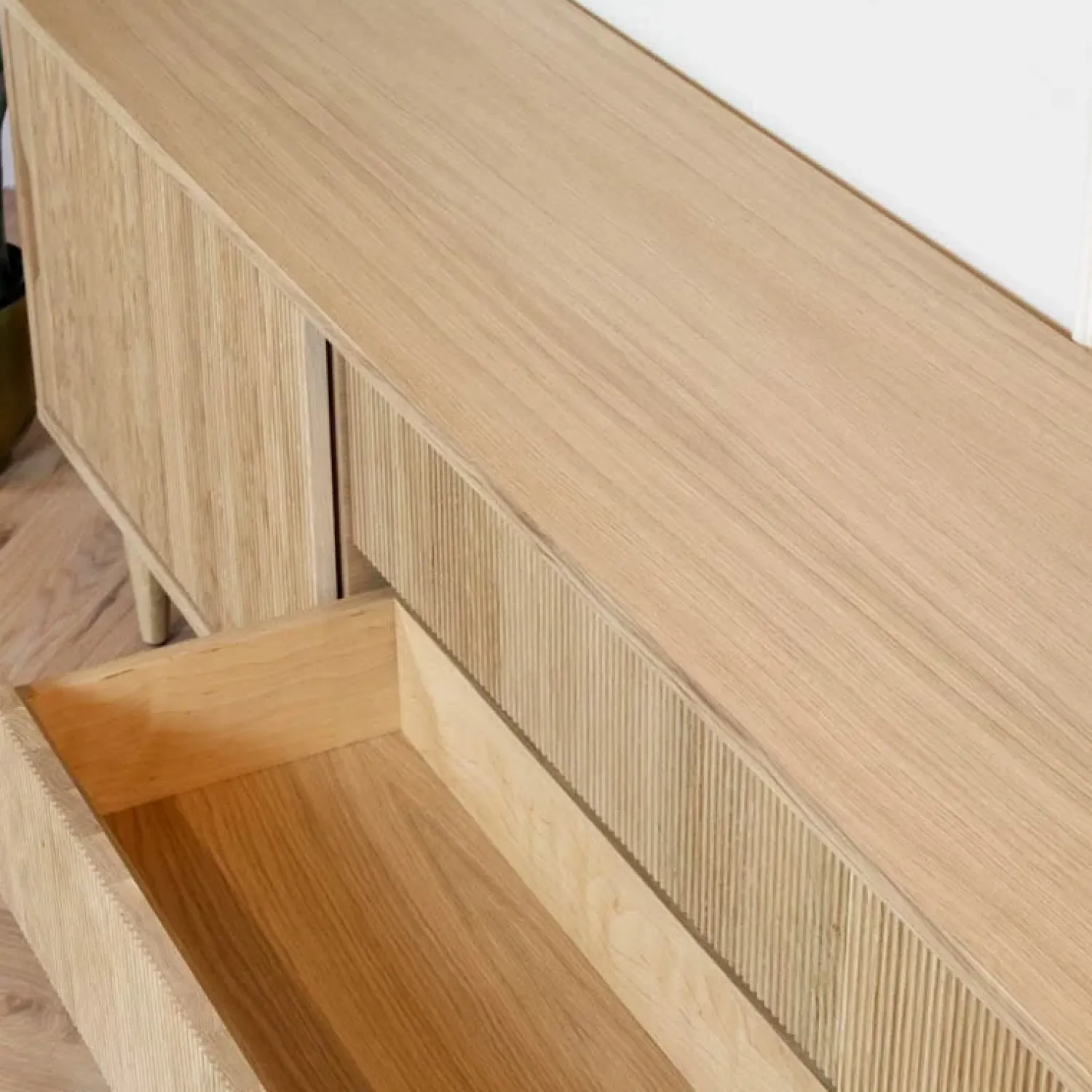 Label51 Industriele Kasten|Tv Meubels|Tv meubel Jule Naturel Eikenhout 200cm