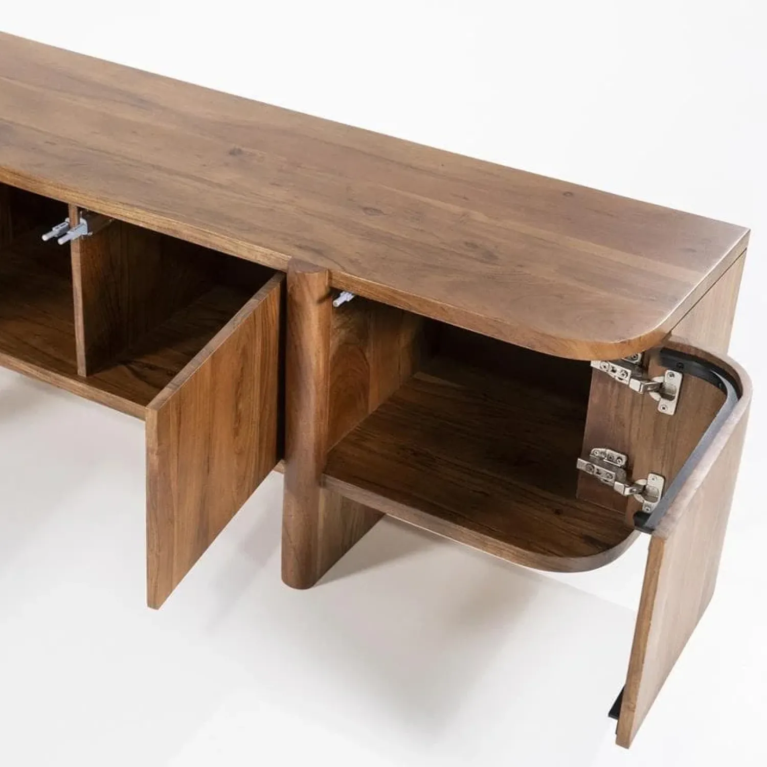 Eleonora Industriele Kasten|Tv Meubels|TV-meubel Julian acaciahout 4 deurs 170cm