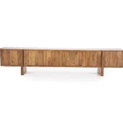 Eleonora Industriele Kasten|Tv Meubels|TV-meubel Julian acaciahout 6 deurs 240cm