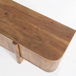 Eleonora Industriele Kasten|Tv Meubels|TV-meubel Julian acaciahout 6 deurs 240cm