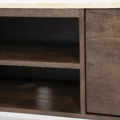 Eleonora Industriele Kasten|Tv Meubels|TV meubel Lio mangohout 3 deurs 200cm