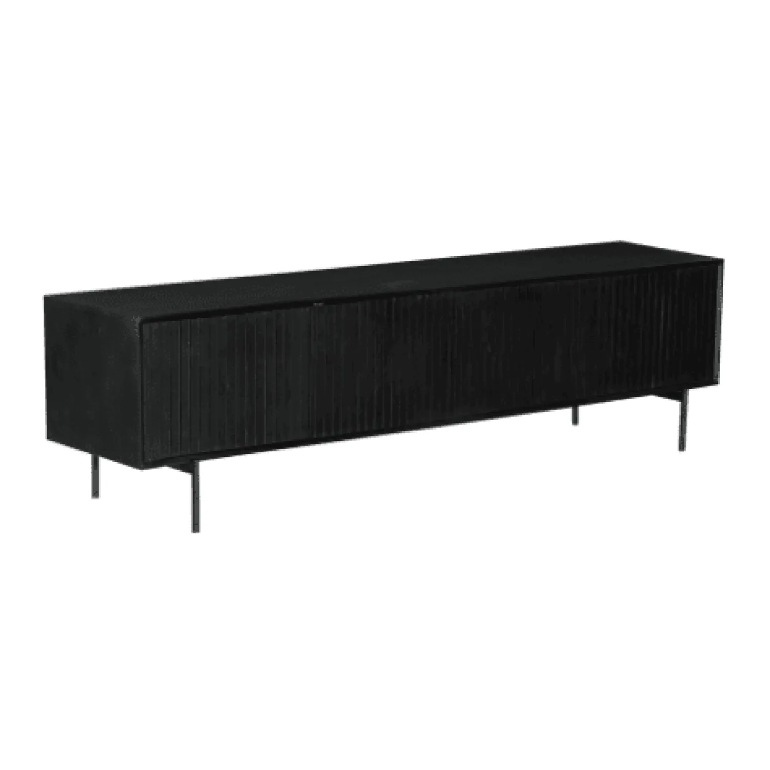 Furndea Industriele Kasten|Tv Meubels|Tv meubel Martin 165 cm zwart