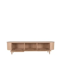 Label51 Industriele Kasten|Tv Meubels|Tv Meubel Oliva Naturel Eikenhout 220cm