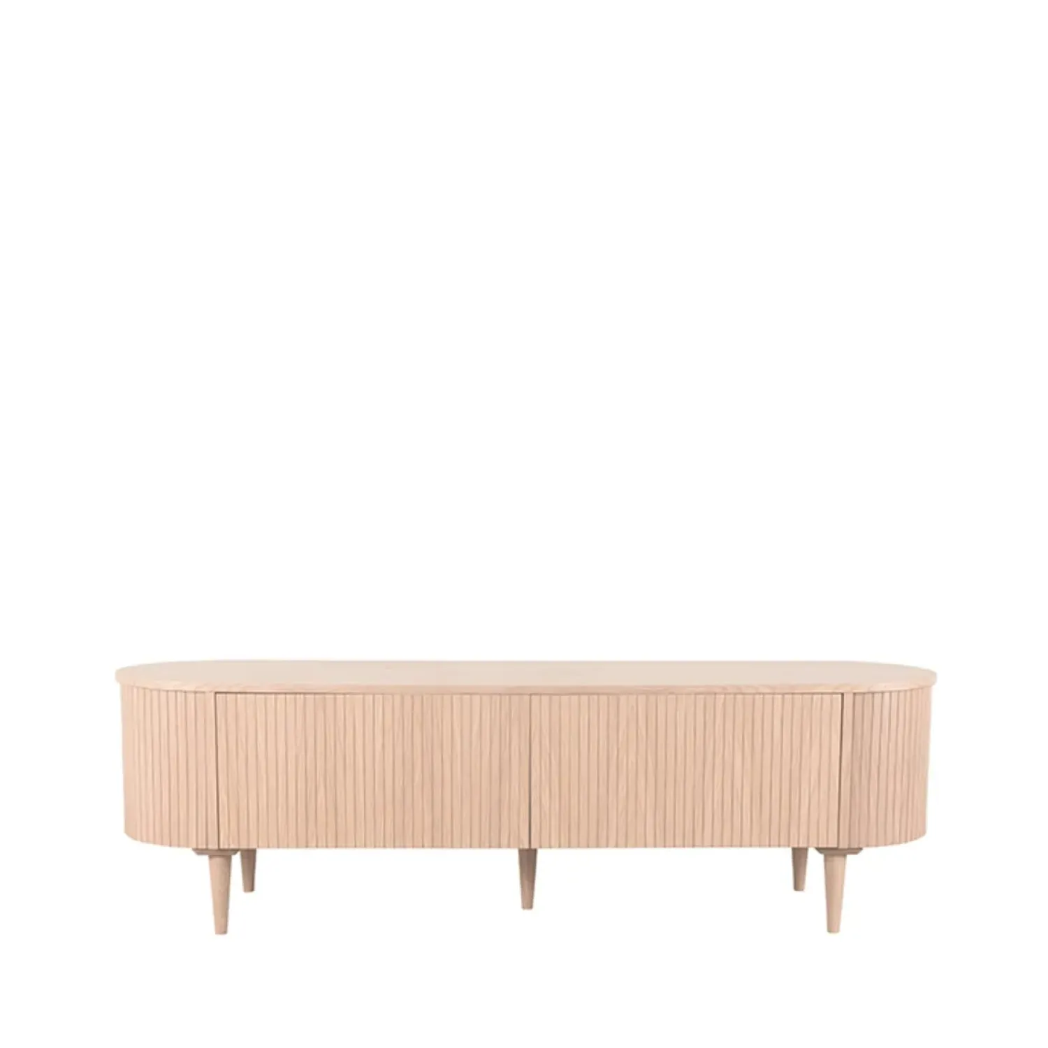 Label51 Industriele Kasten|Tv Meubels|Tv Meubel Oliva Naturel Eikenhout 180cm