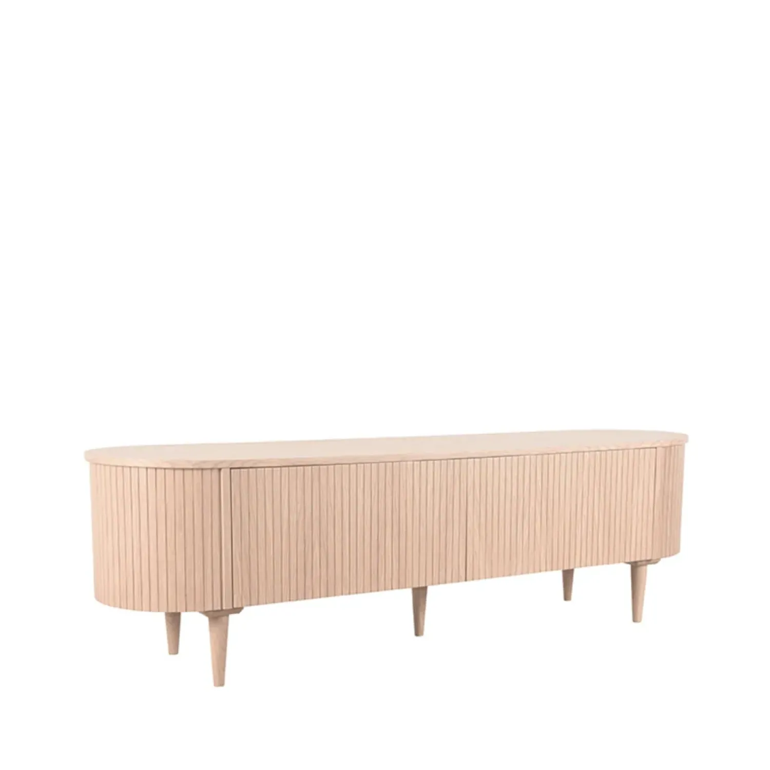 Label51 Industriele Kasten|Tv Meubels|Tv Meubel Oliva Naturel Eikenhout 180cm