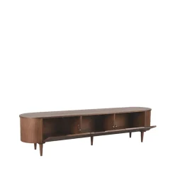 Label51 Industriele Kasten|Tv Meubels|Tv Meubel Oliva Walnoot Eikenhout 220cm