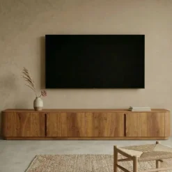 Cavetown Industriele Kasten|Tv Meubels|Tv meubel Yama naturel staand | 195cm