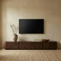 Cavetown Industriele Kasten|Tv Meubels|Tv meubel Yama walnoot staand | 235cm