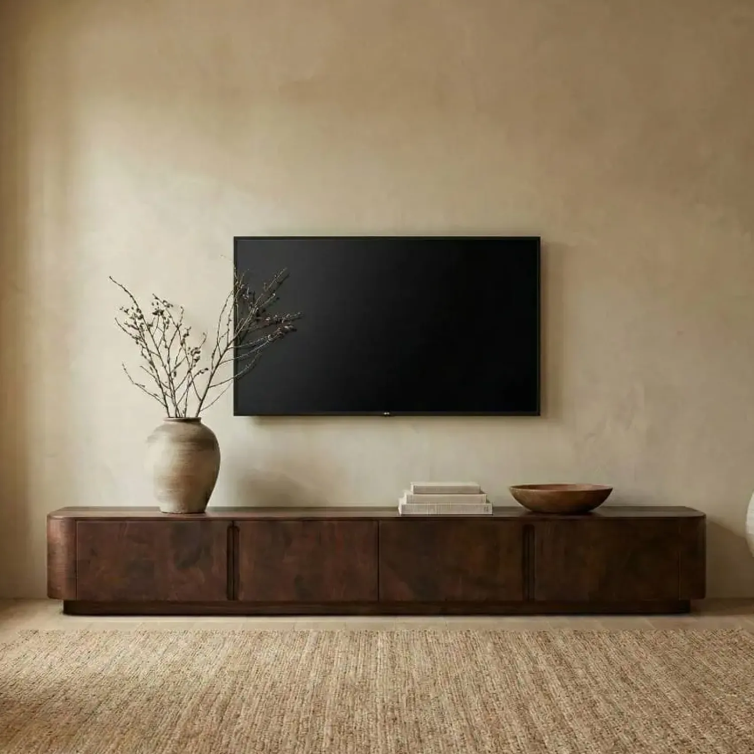 Cavetown Industriele Kasten|Tv Meubels|Tv meubel Yama walnoot staand | 235cm