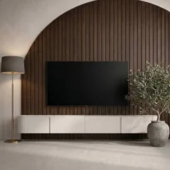 Cavetown Industriele Kasten|Tv Meubels|Tv meubel Yama zand zwevend | 235cm