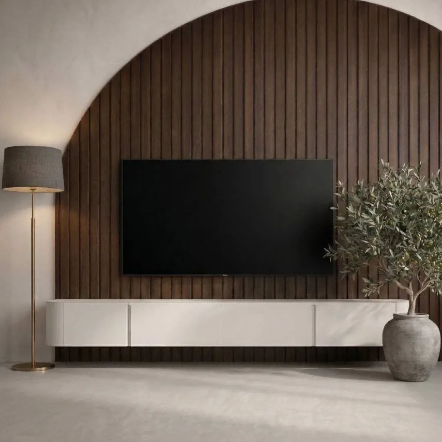 Cavetown Industriele Kasten|Tv Meubels|Tv meubel Yama zand zwevend | 235cm