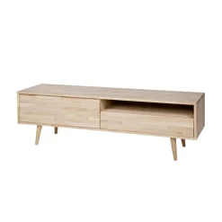 WOOOD Industriele Kasten|Tv Meubels|Tygo Tv meubel Eikenhout 150cm