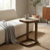 Eleonora Bijzettafels|Tyler Bijzettafel travertin 40 cm
