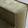 Pepp Hoekbanken|Loungebanken|U-Bank River Chaise longue rechts – Groen stof