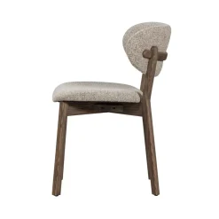 WOOOD Eetkamerstoelen|Udar Eetkamerstoel naturel met houten frame bruin