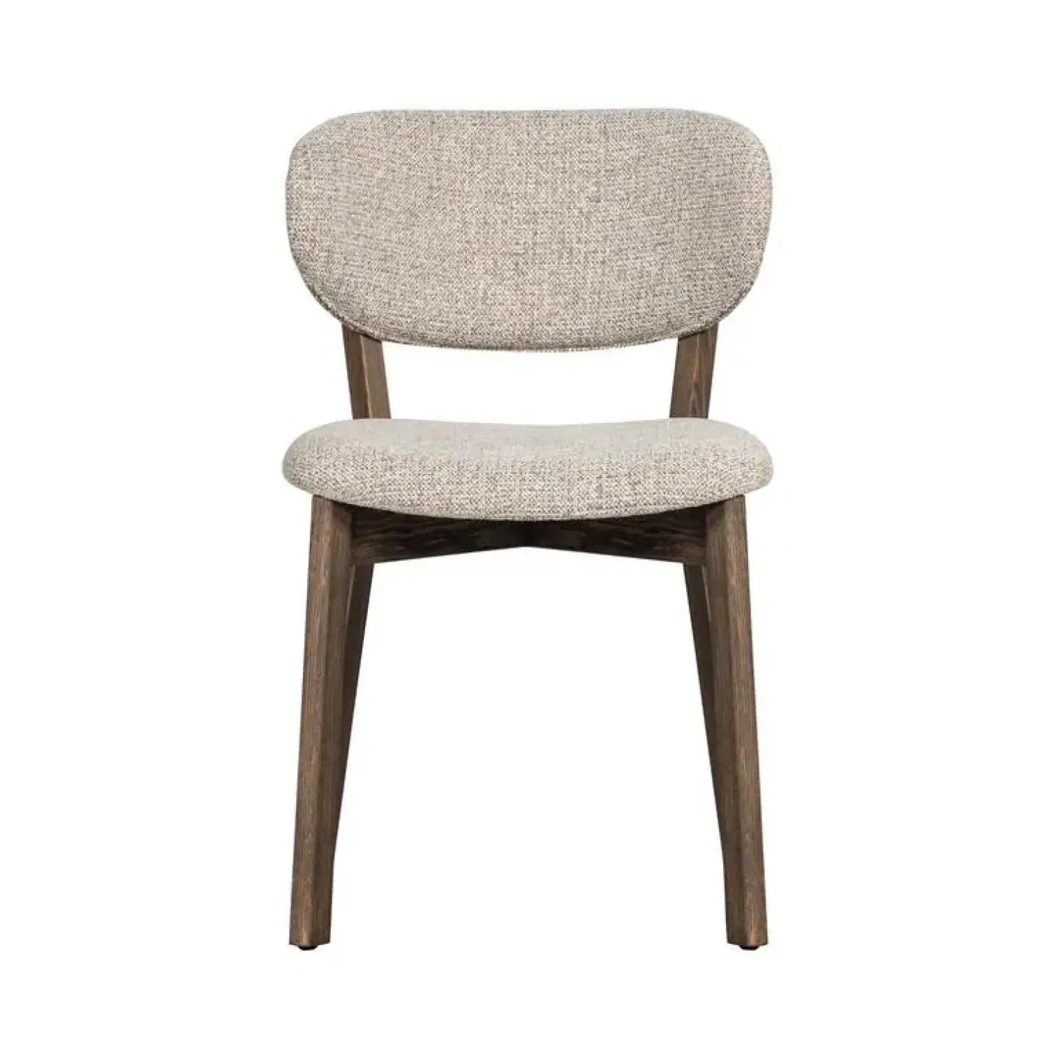 WOOOD Eetkamerstoelen|Udar Eetkamerstoel naturel met houten frame bruin