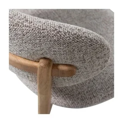 WOOOD Eetkamerstoelen|Udar Eetkamerstoel naturel met houten frame naturel