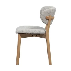 WOOOD Eetkamerstoelen|Udar Eetkamerstoel naturel met houten frame naturel