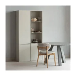 WOOOD Eetkamerstoelen|Udar Eetkamerstoel naturel met houten frame naturel