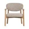WOOOD Fauteuils|Udar Fauteuil naturel met houten frame naturel