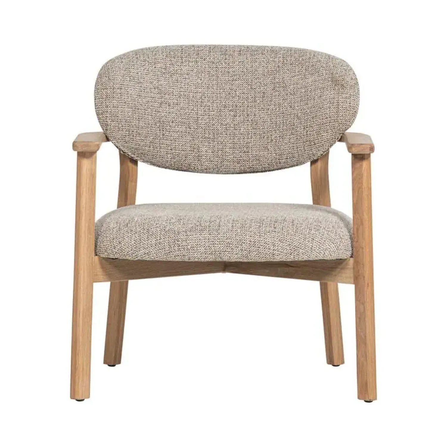 WOOOD Fauteuils|Udar Fauteuil naturel met houten frame naturel
