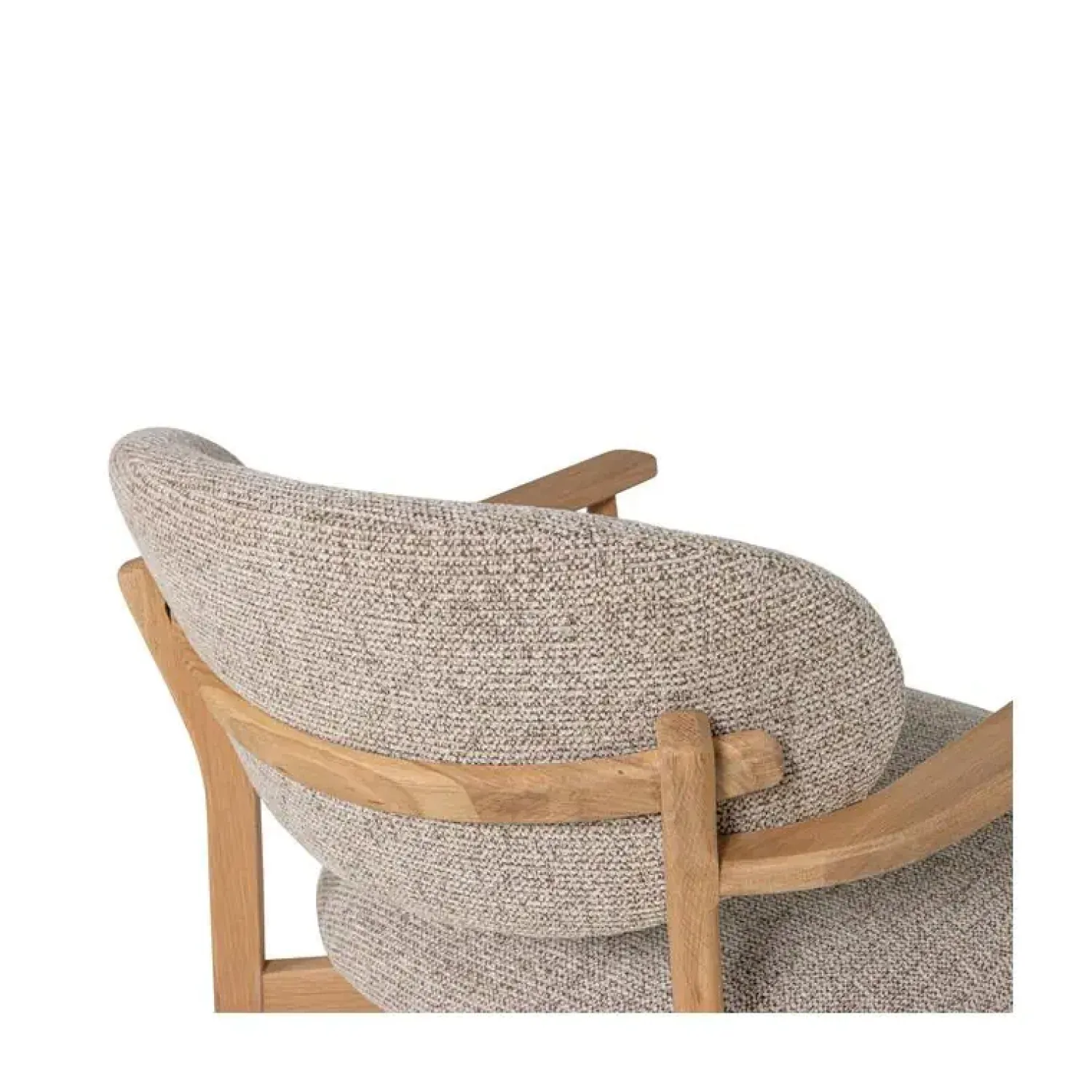 WOOOD Fauteuils|Udar Fauteuil naturel met houten frame naturel