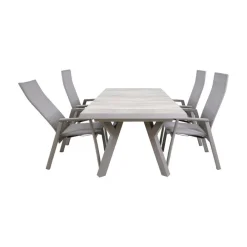 Lesli Living Tuintafels|Uittrektafel Castilla Pardo Exclusive 204-264cm