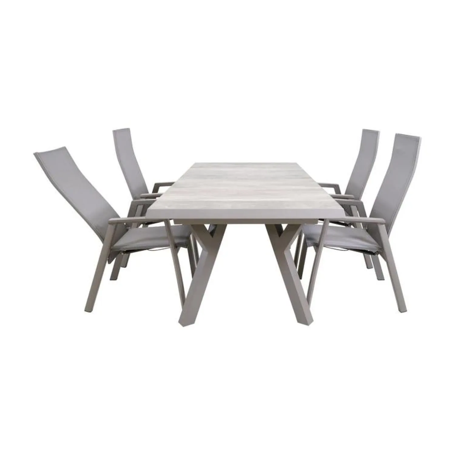 Lesli Living Tuintafels|Uittrektafel Castilla Pardo Exclusive 204-264cm
