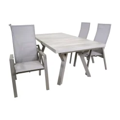Lesli Living Tuintafels|Uittrektafel Castilla Pardo Exclusive 204-264cm