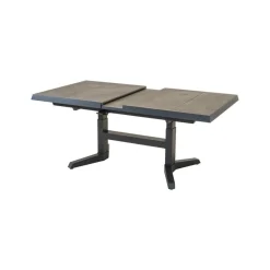 Lesli Living Tuintafels|Uittrektafel verstelbaar Murcia Noir 143-183cm