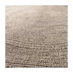 WOOOD Vloerkleden|Utopia Vloerkleed Rond Naturel 200cm