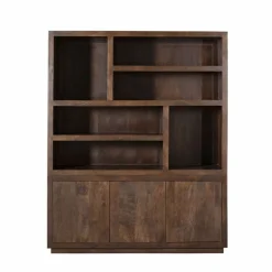 Furndea Vakkenkasten|Boekenkasten|Vakkenkast Dortmund XL Walnoot 160cm
