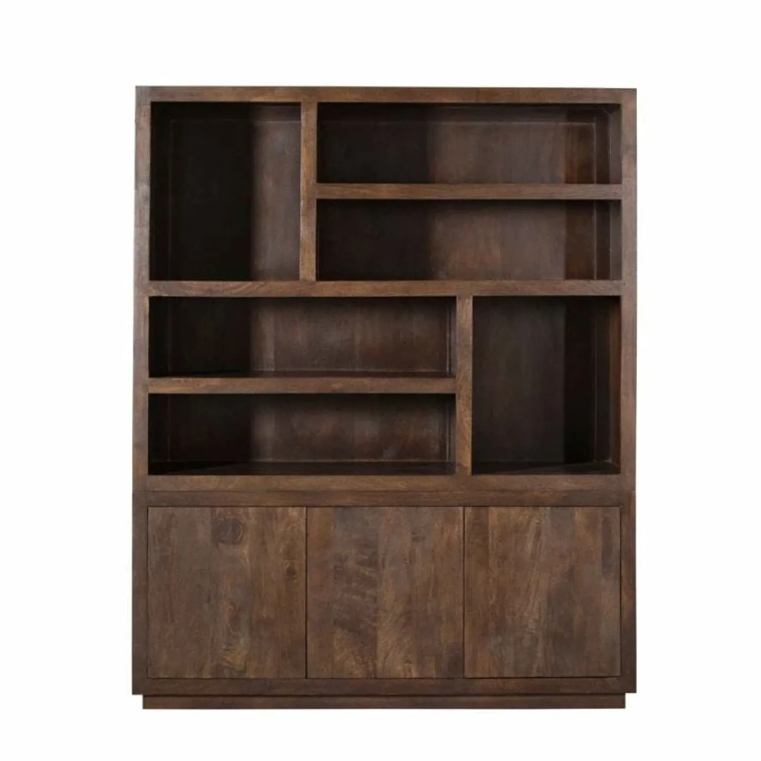 Furndea Vakkenkasten|Boekenkasten|Vakkenkast Dortmund XL Walnoot 160cm