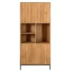 Furndea Vakkenkasten|Industriele Kasten|Vakkenkast Martin Naturel 90cm
