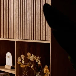 Furndea Vakkenkasten|Industriele Kasten|Vakkenkast Martin Naturel 90cm