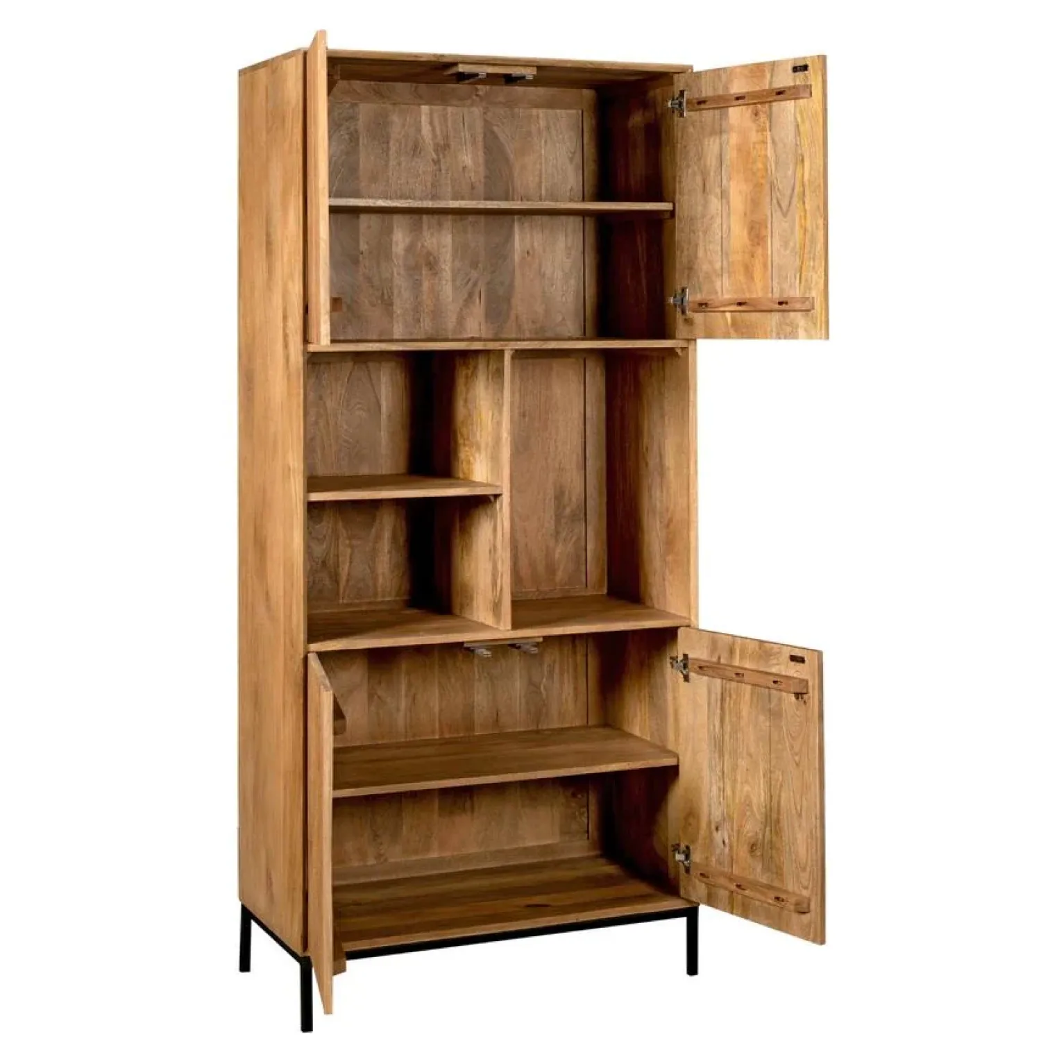 Furndea Vakkenkasten|Industriele Kasten|Vakkenkast Martin Naturel 90cm
