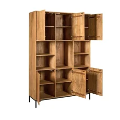 Furndea Vakkenkasten|Industriele Kasten|Vakkenkast Martin XL Naturel 135cm
