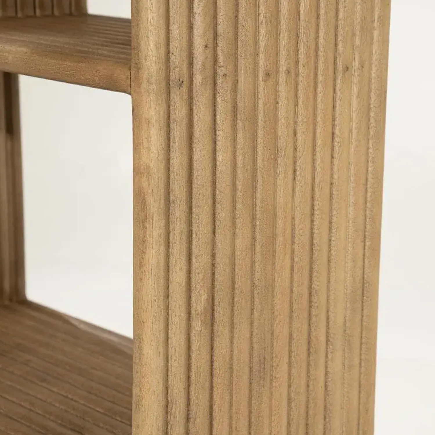 By Boo Vakkenkasten|Industriele Kasten|Vakkenkast Rigato small Mangohout 100cm