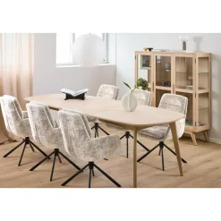 Nordhavn Eetkamerstoelen|Valeska Eetkamerstoel Beige