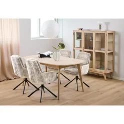 Nordhavn Eetkamerstoelen|Valeska Eetkamerstoel Beige