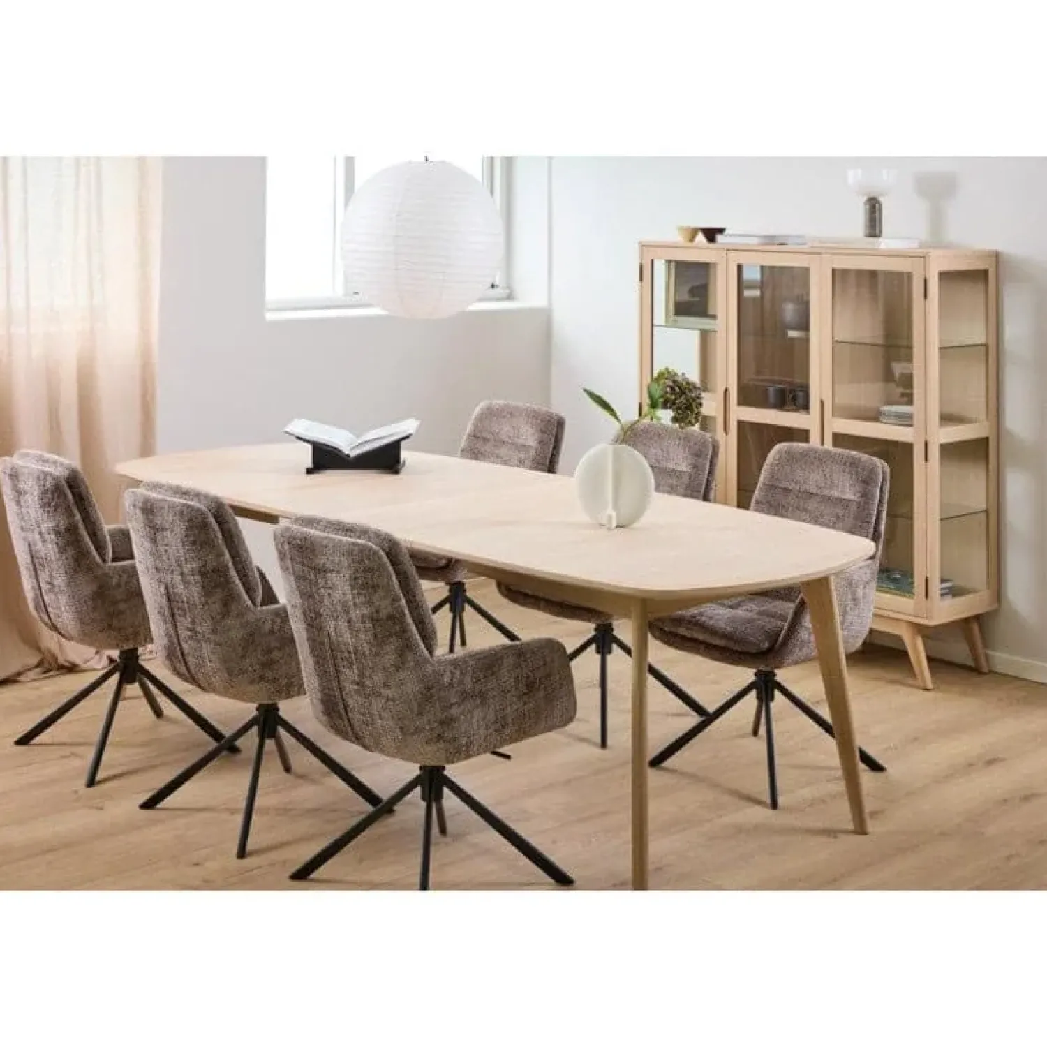 Nordhavn Eetkamerstoelen|Valeska Eetkamerstoel Bruin