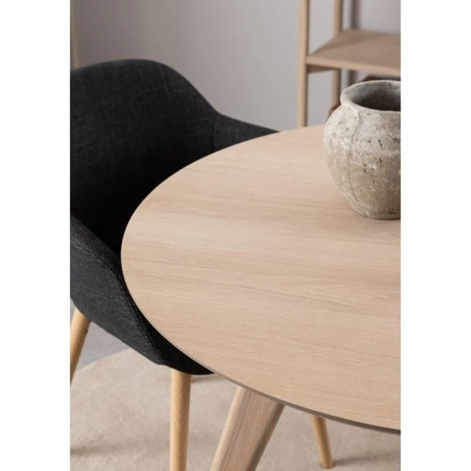 Nordhavn Eettafels|Valetta Eettafel Rond Naturel 100cm