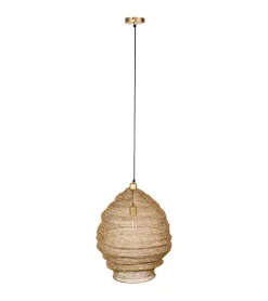 NORI Living Hanglampen|Valier 1-lichts hanglamp goud 48cm