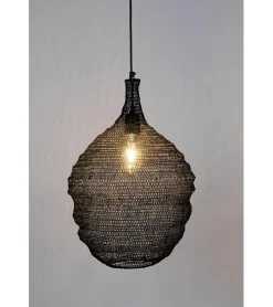 NORI Living Hanglampen|Valier 1-lichts hanglamp zwart 48cm