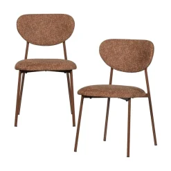WOOOD Eetkamerstoelen|Valor Eetkamerstoel Bruin