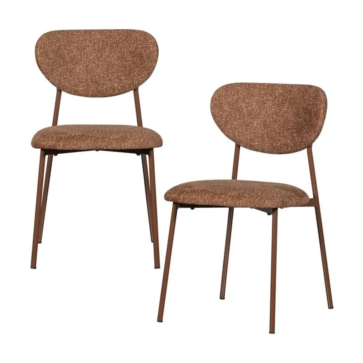 WOOOD Eetkamerstoelen|Valor Eetkamerstoel Bruin