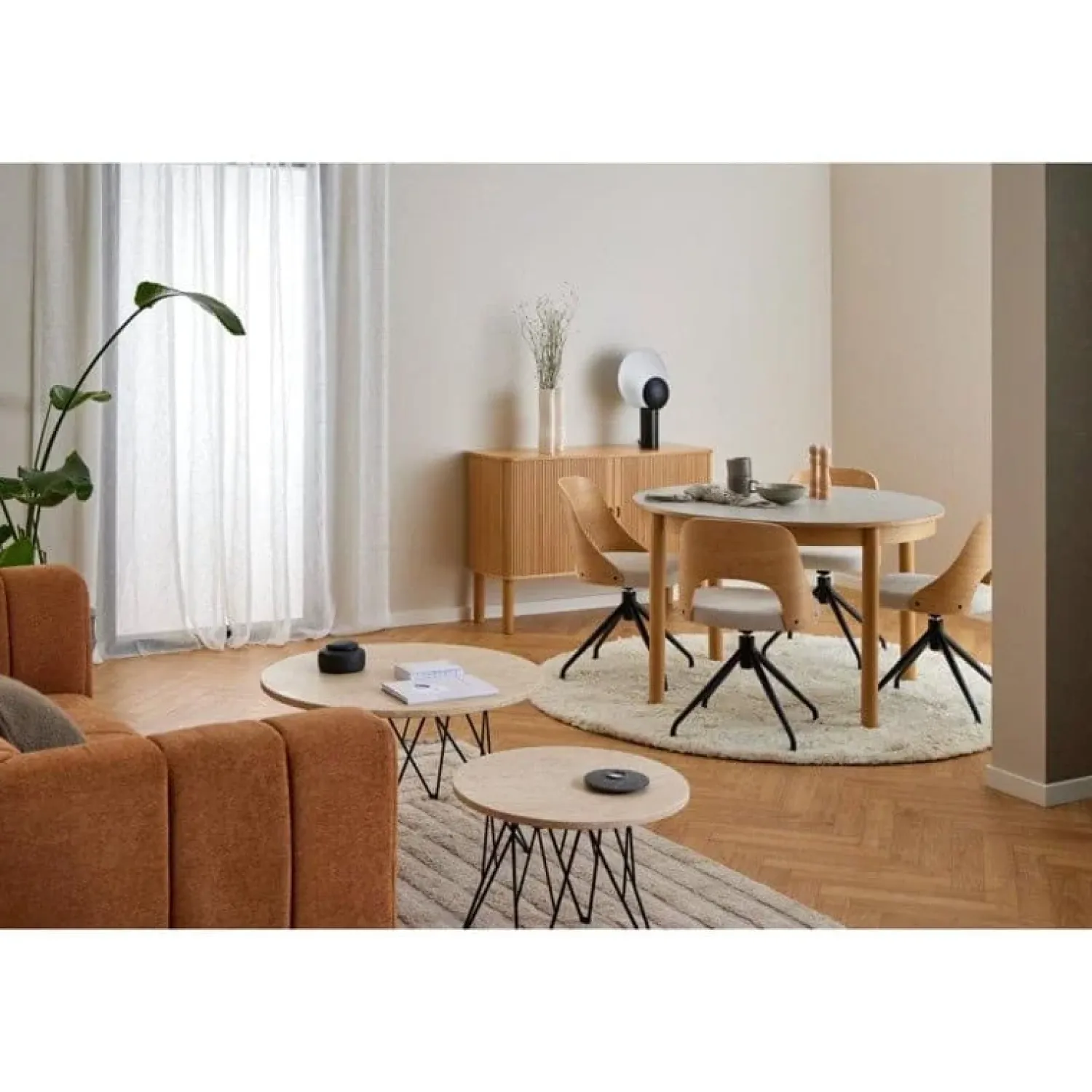 Nordhavn Eetkamerstoelen|Varka Eetkamerstoel Beige